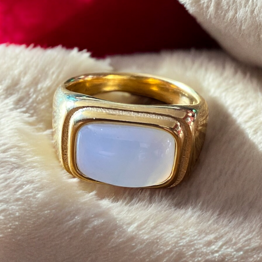 Pearl Signet Ring